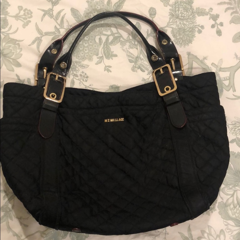 MZ Wallace Quilted Black Tote